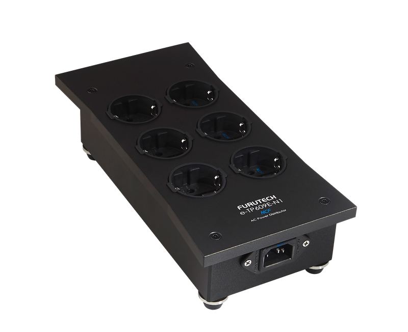 Furutech E-TP609E NCF-N1 stekkerblok Rhodium-plated 6 x schuko