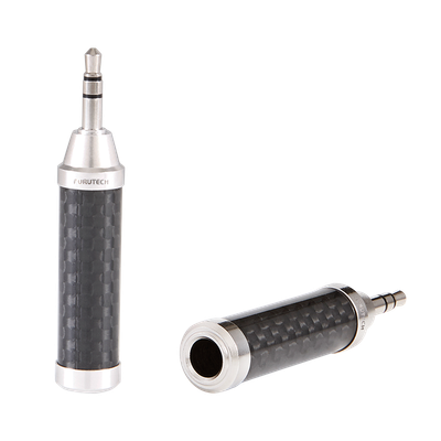 Furutech CF35 Rhodium 3.5mm naar 6.3mm adapter