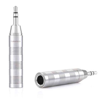 Furutech F35 Rhodium 6.3mm naar 3.5mm adapter per stuk