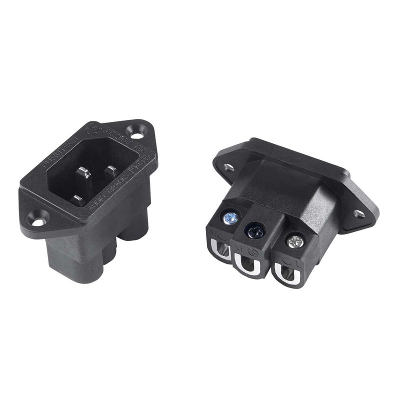 Furutech FI-06 Rhodium NCF Chassisdeel IEC C14 inlet per stuk