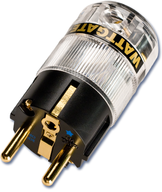 WattGate 390i Classic (AU) Goud uitgevoerd in rookglas 16A - Schuko netstekker