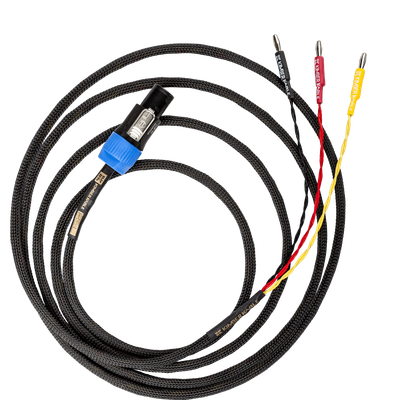 Kimber Kable Speakon REL 3-aderige subwooferkabel AG - zilver voor high-level ingang vanaf 1,0 meter