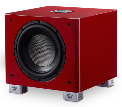 REL Subwoofer T/9X Special Edition 300 watts RMS Class A/B -6 dB at 27Hz , 10” CarbonGlas woofer uitgevoerd in hoogglans Racing Red
