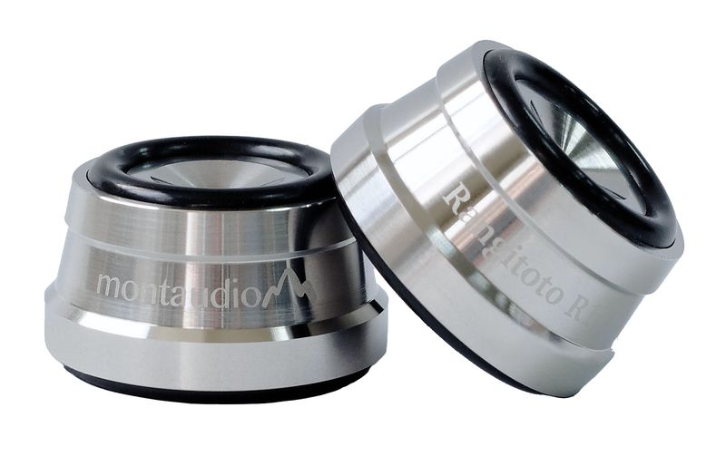 Montaudio RANGITOTO R1 Premium isolatievoeten / ontkoppelaars voor audiocomponenten, platenspelers of luidsprekers per 4 stuks