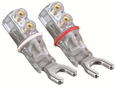 WBT-0661 AG (zilver) - Sandwich spade 6,0 mm max. 10 mm² 7 AWG per 4 stuks in showcase