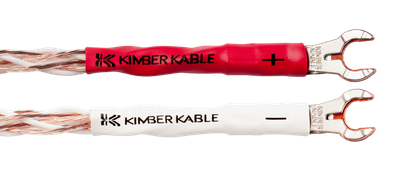 Kimber Kable Jumper 4TC jumper spade naar banaanplug 20cm set 4 stuks