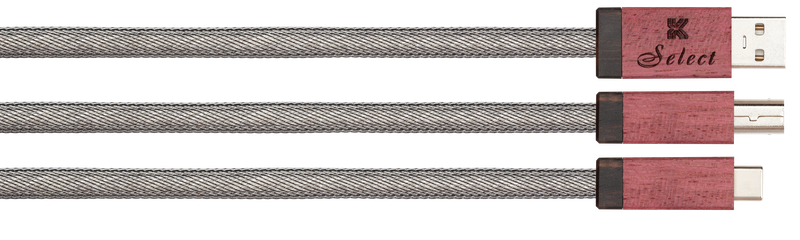 Kimber Kable Select Series AG zilver USB A, B of C vanaf 0,5 meter