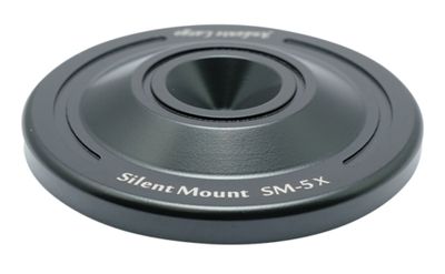 Chord Company Silent Mount SM5X Spike protector high end onderlegringen voor betere resonantiecontrole RVS 50 mm x 4 mm uitgevoerd in zwart per set 4 stuks