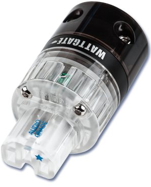 WattGate 350 Evolution (RH) Rhodium uitgevoerd in rookglas - IEC C13 netstekker 10A