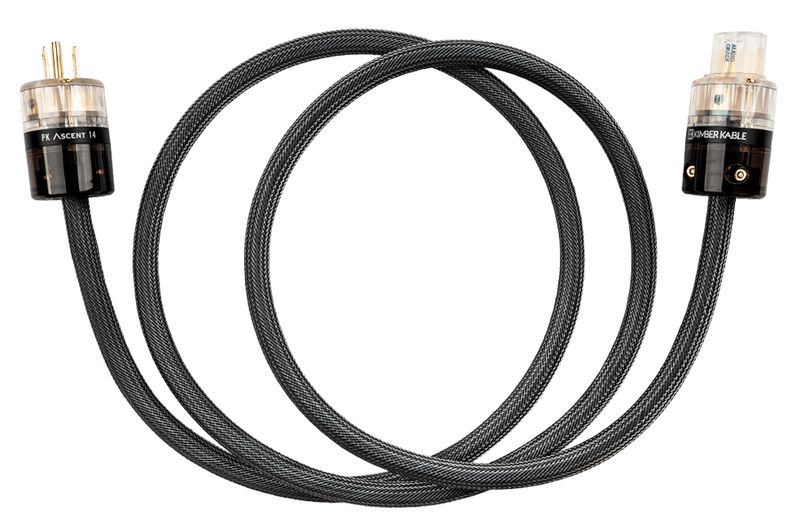 Kimber Kable PK-14 Ascent-series voedingskabel met Wattgate Evolution-series Gold (AU) connectoren IEC C13 - 10A vanaf 1 meter