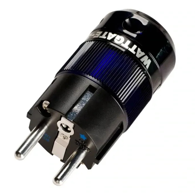 WattGate 390i Classic (AG) zilver uitgevoerd in rookglas 16A - Schuko netstekker