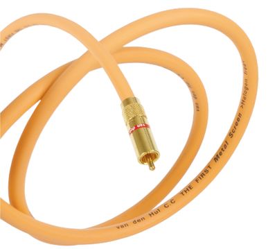 Van den Hul The First Metal Screen Halogen Free RCA interlink stereoset vanaf 0,8 meter