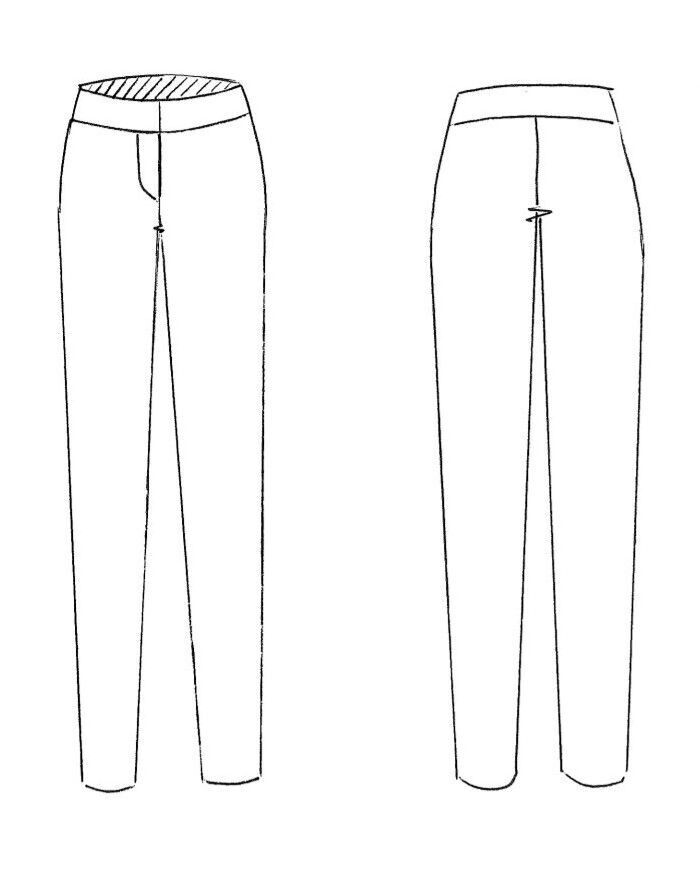 Schmale Hose