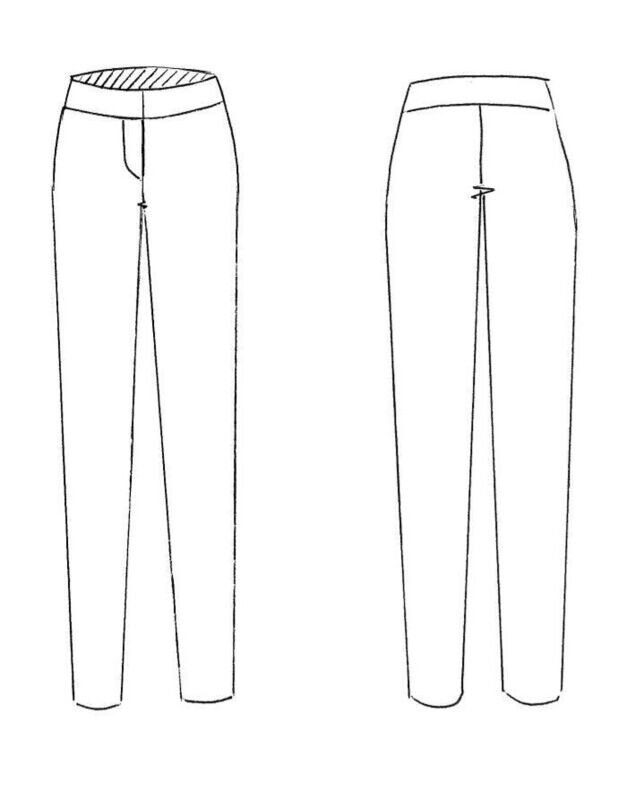 Schmale Hose