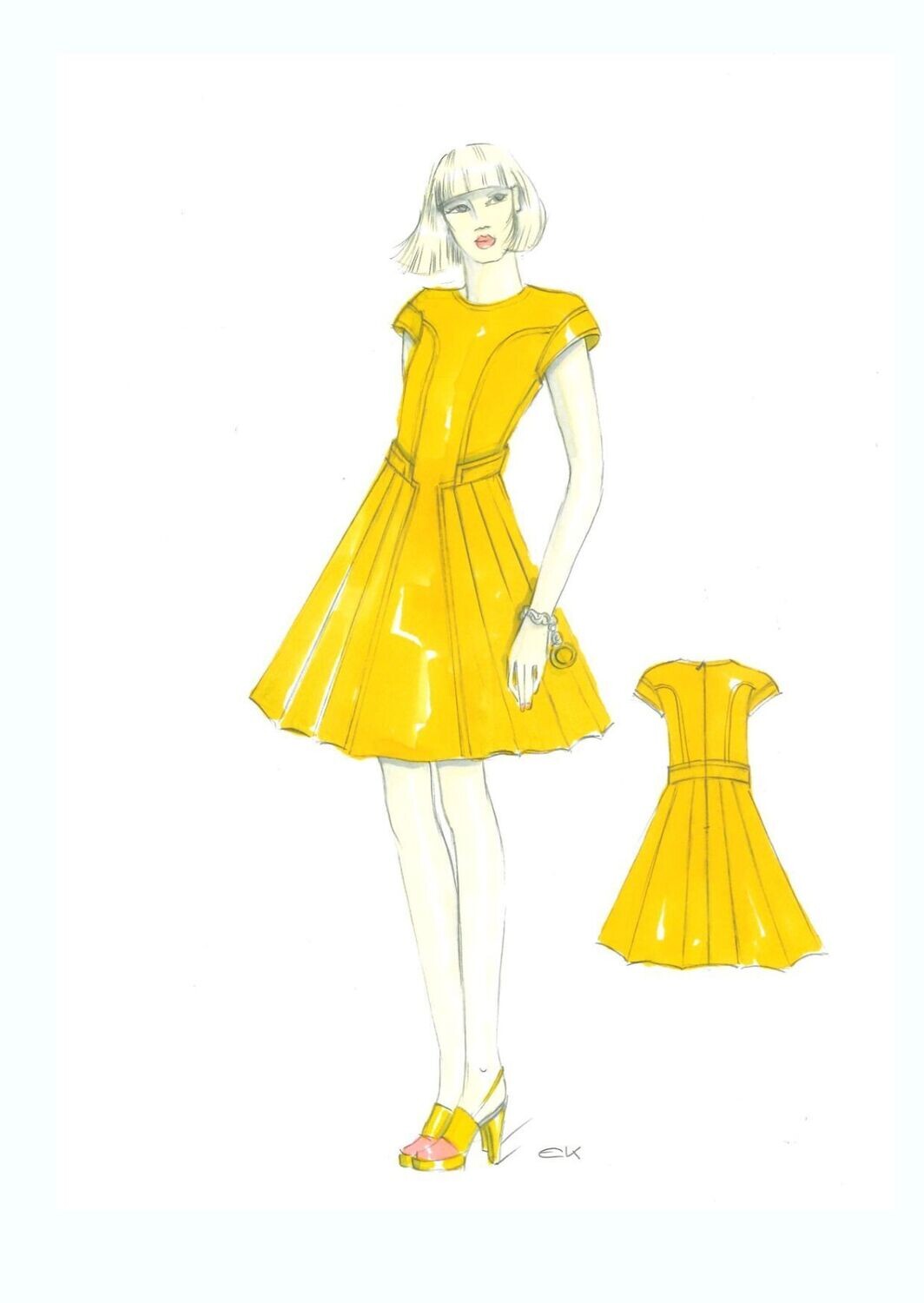 Biesenkleid