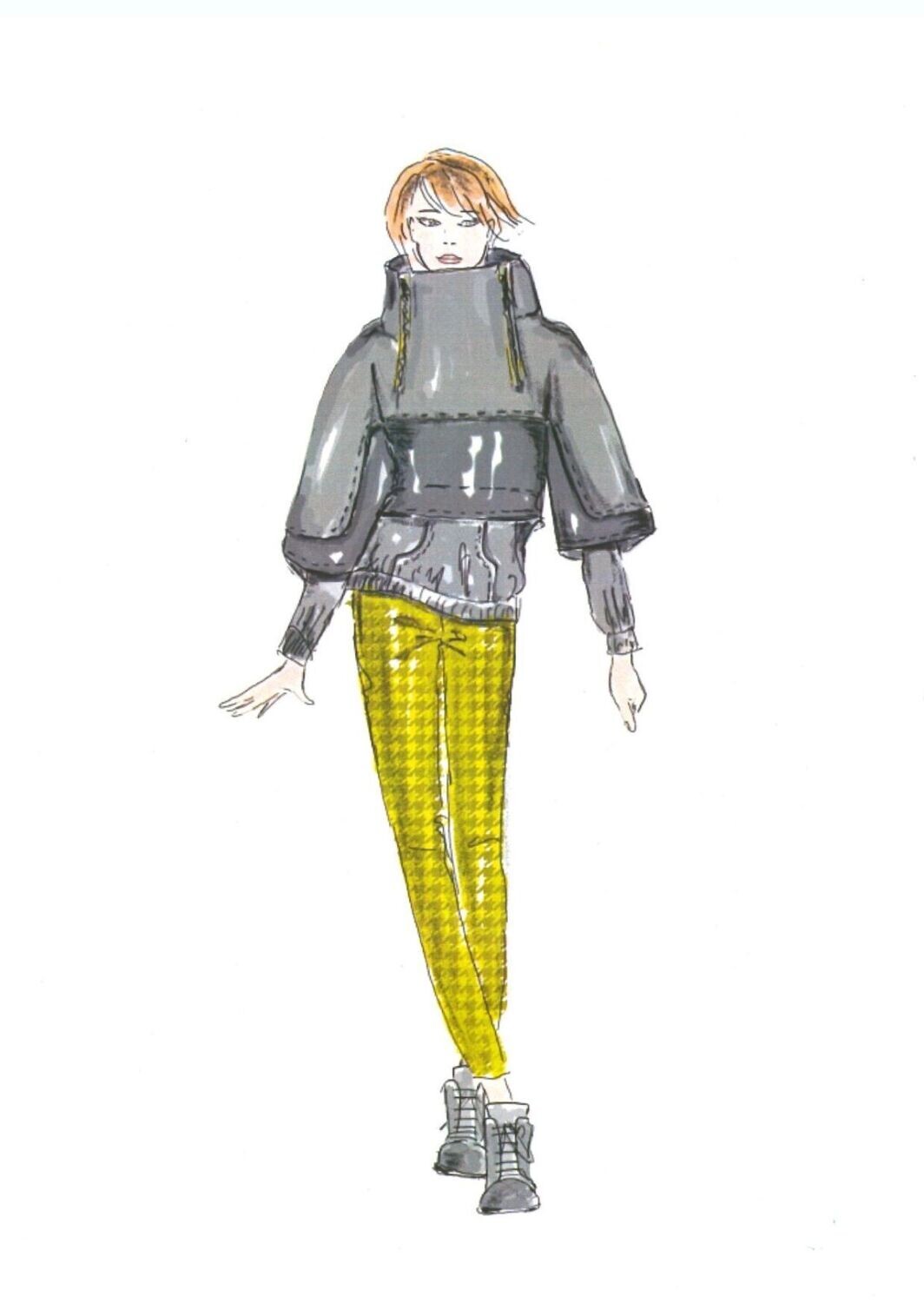Veste dans le style coupe-vent