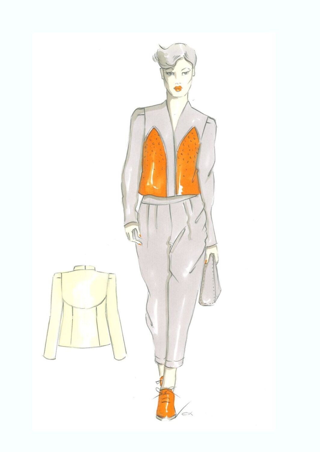 Kurze Cocktailjacke