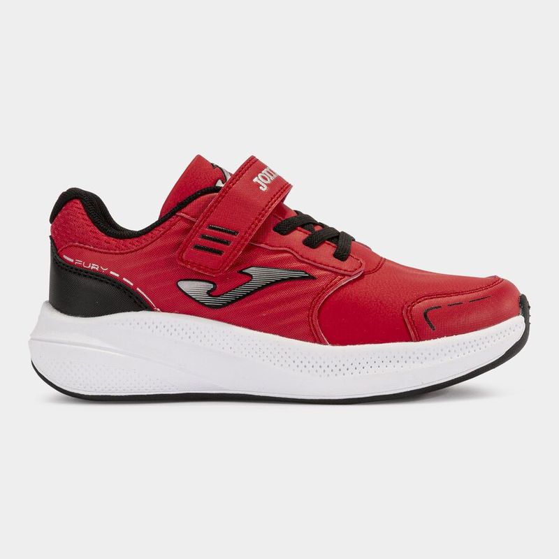 ZAPATILLAS CASUAL FURY JUNIOR 24 ROJO