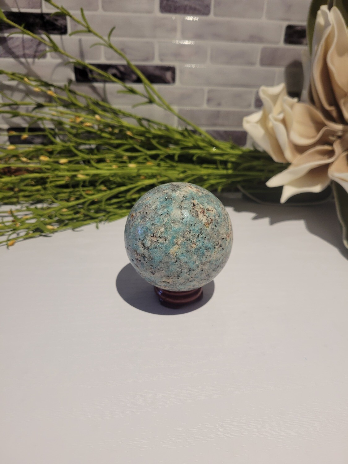 Amazonite Feldspar Sphere