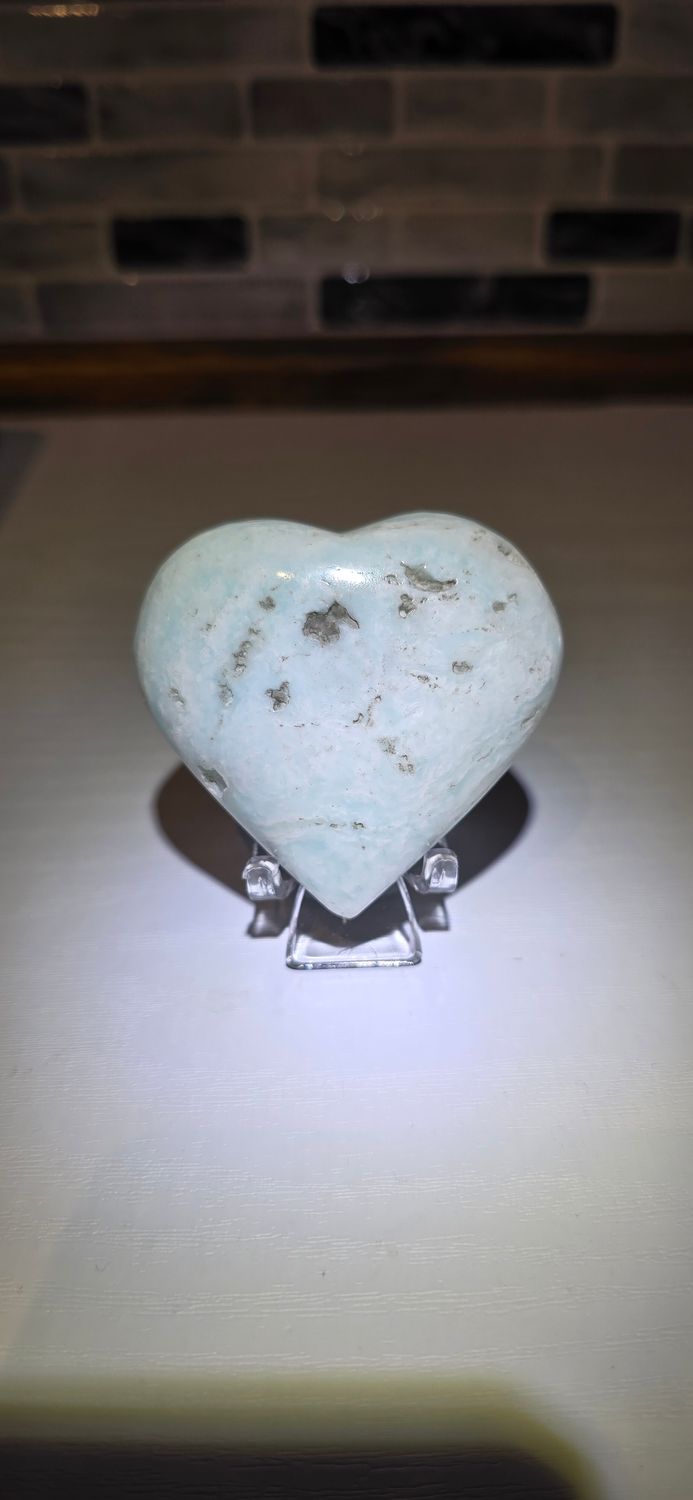 Caribbean Calcite Heart [90g - 124g]