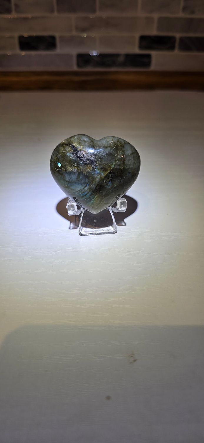 Labradorite Heart 57g