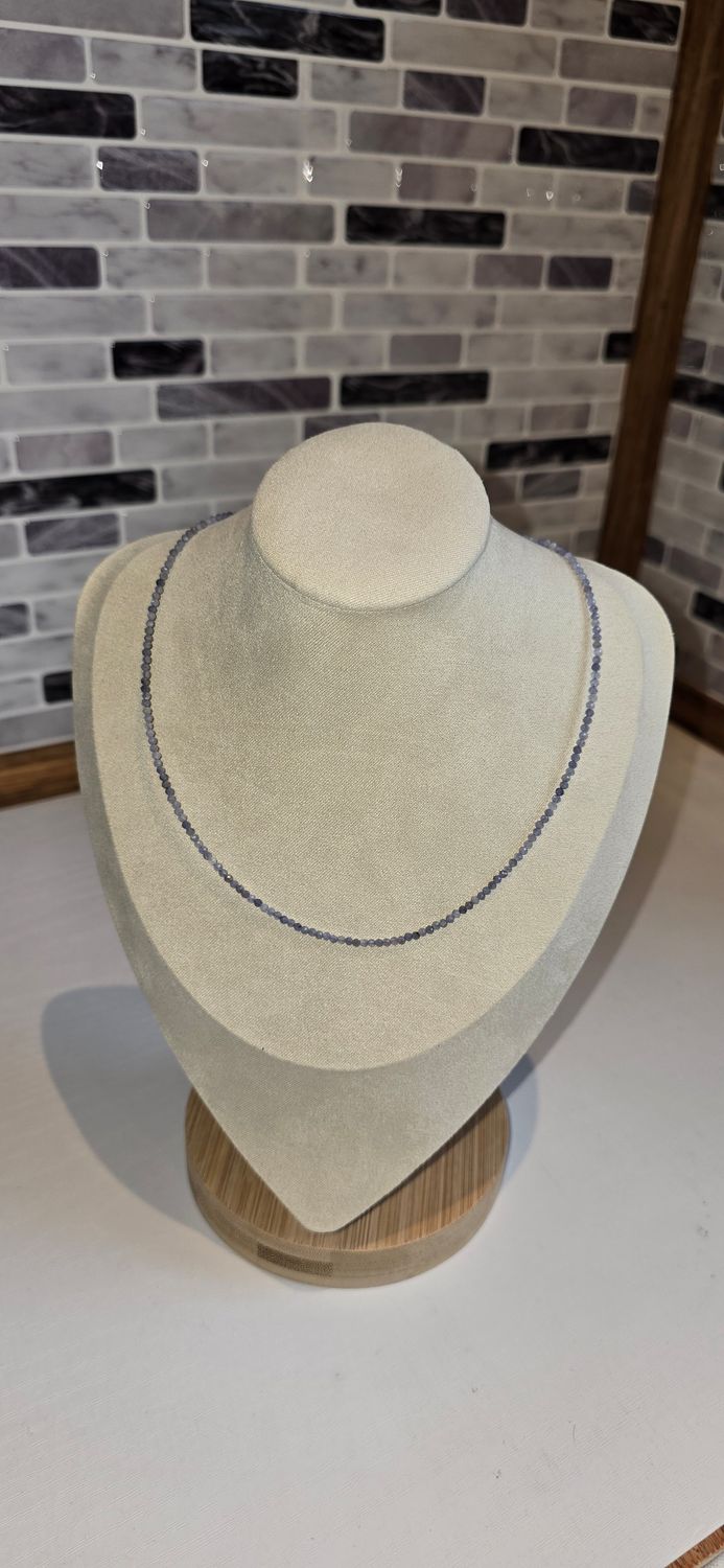 Tanzanite Bead Necklace