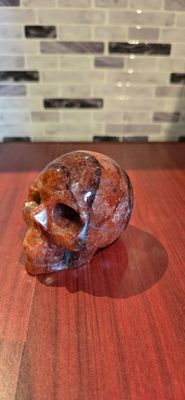 Fire Quartz Skull – 0.443kg