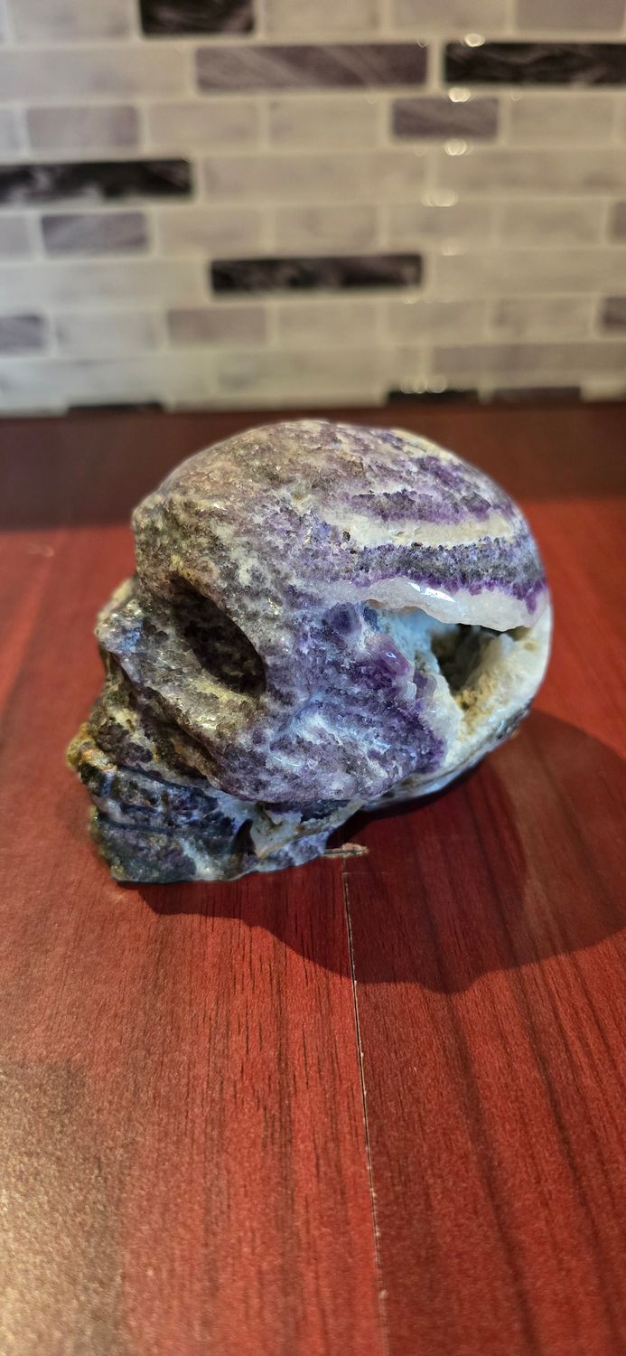 Purple Sphalerite Skull – 0.569kg