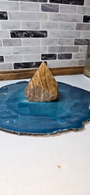 Golden Calcite Cut Base - 0.196kg