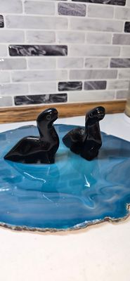 Black Obsidian Dino Couple 0.110kg