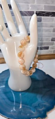 12mm Citrine Bracelet (Heat Treated) - 0.046kg