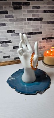 8mm Carnelian Bracelet - 0.018kg