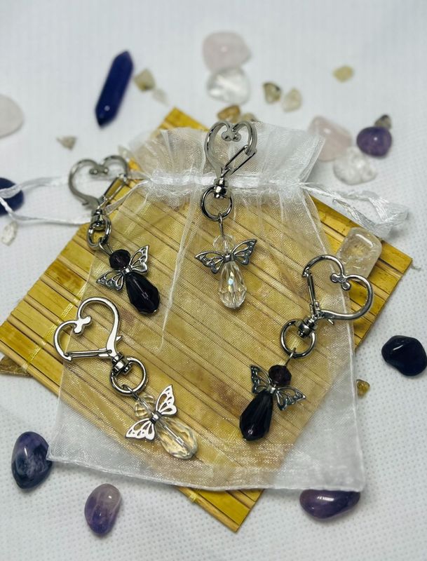 Crystal Angel keyrings