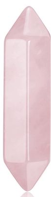 Double pointed Rose Quartz wand