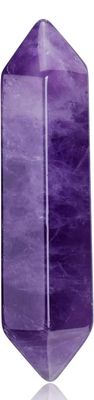 Double pointed Amethyst wand