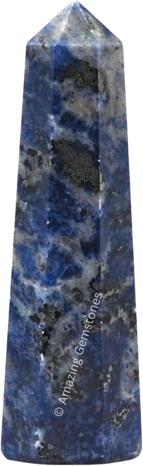 Single pointed Sodalite wand