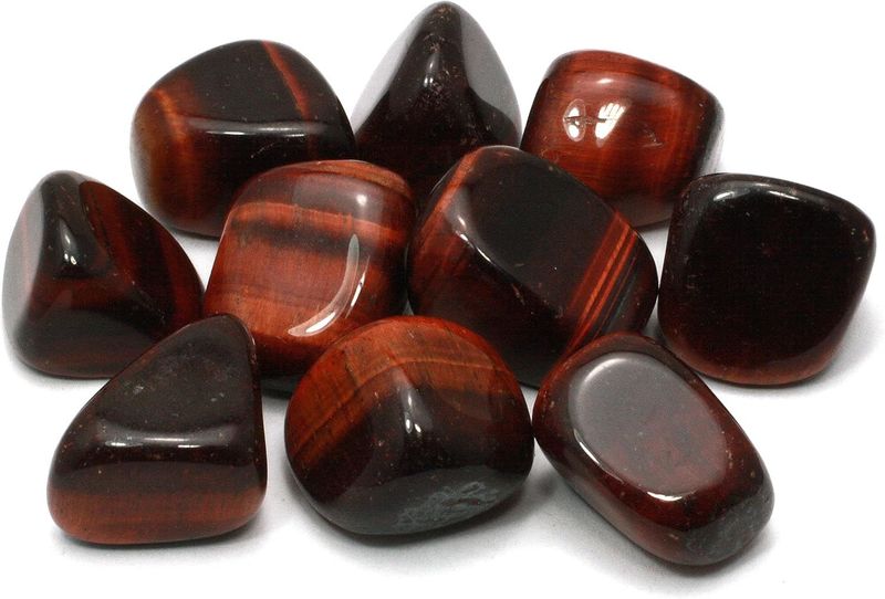 Red Tiger's Eye medium polished crystals