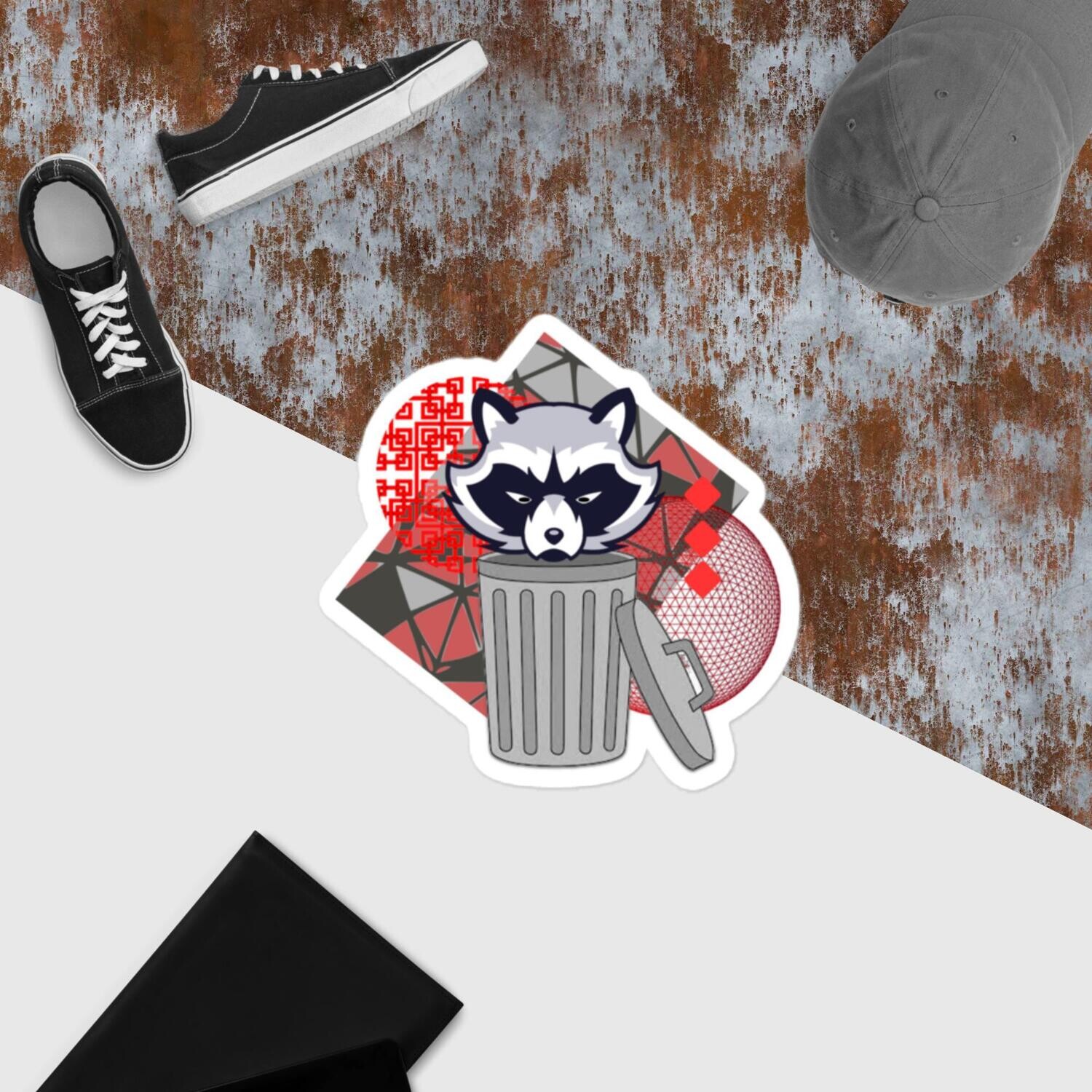 Trash Polka Trash Panda - Bubble-free stickers