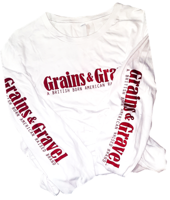 White &amp; Red Cali Long Sleeve Shirt (Redline Series)