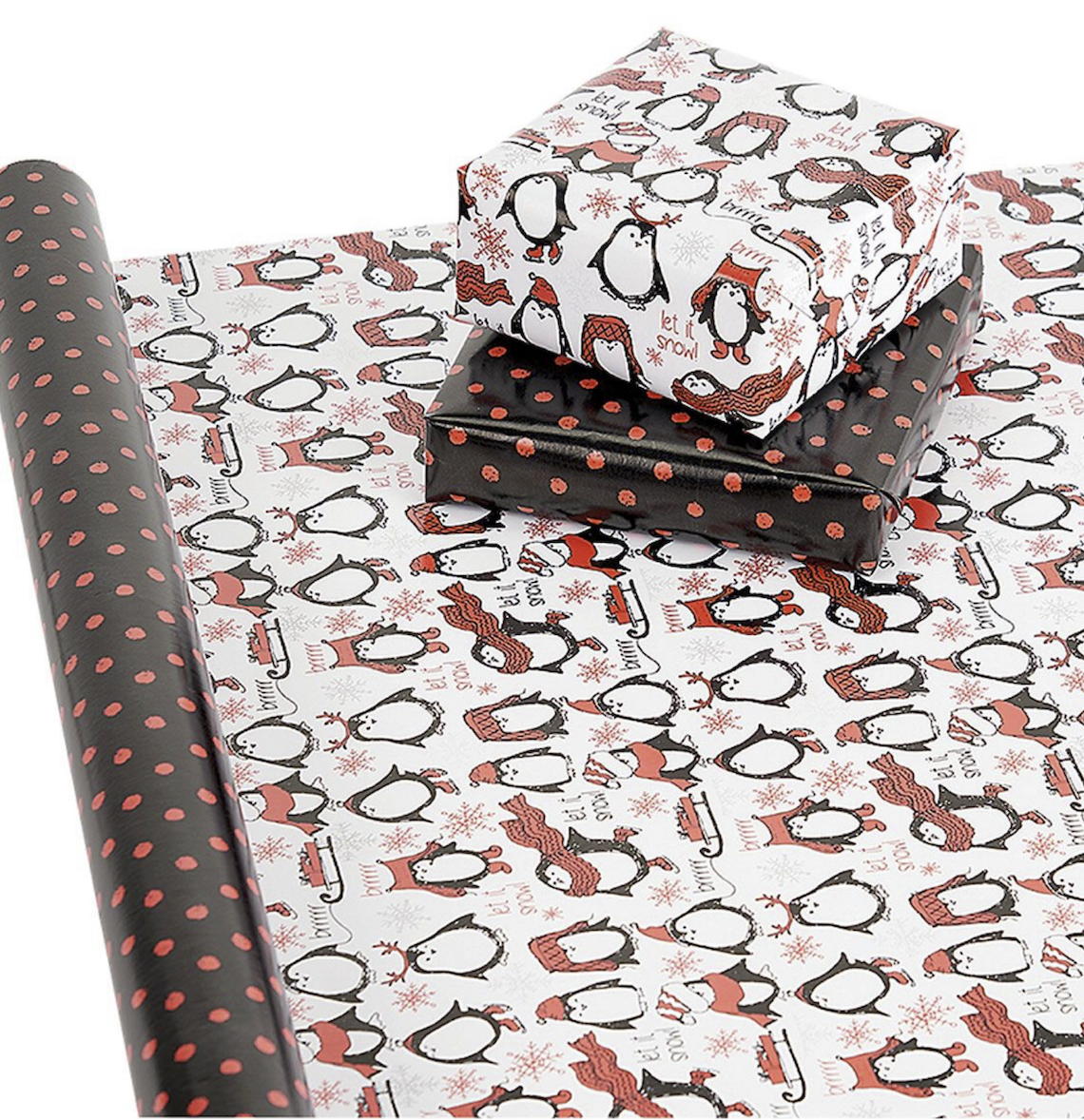 Penguin Pals Rev Gift Wrap - Single Roll