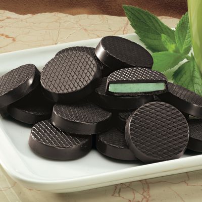Dark Chocolate Mint Patties