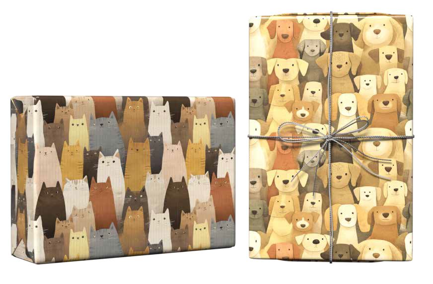 Playful Pets FLAT WRAP SHEETS