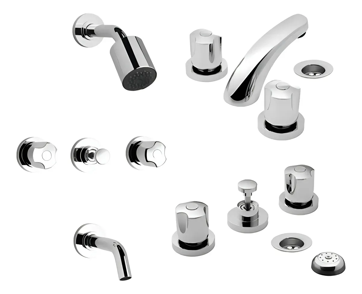 Kit Grifería FV Pampa Completo: Lavatorio, Bidet y Ducha con Transferencia – ¡Renová tu Baño! Kit Grifería FV Pampa Completo: Lavatorio, Bidet y Ducha con Transferencia – ¡Renová tu Baño!