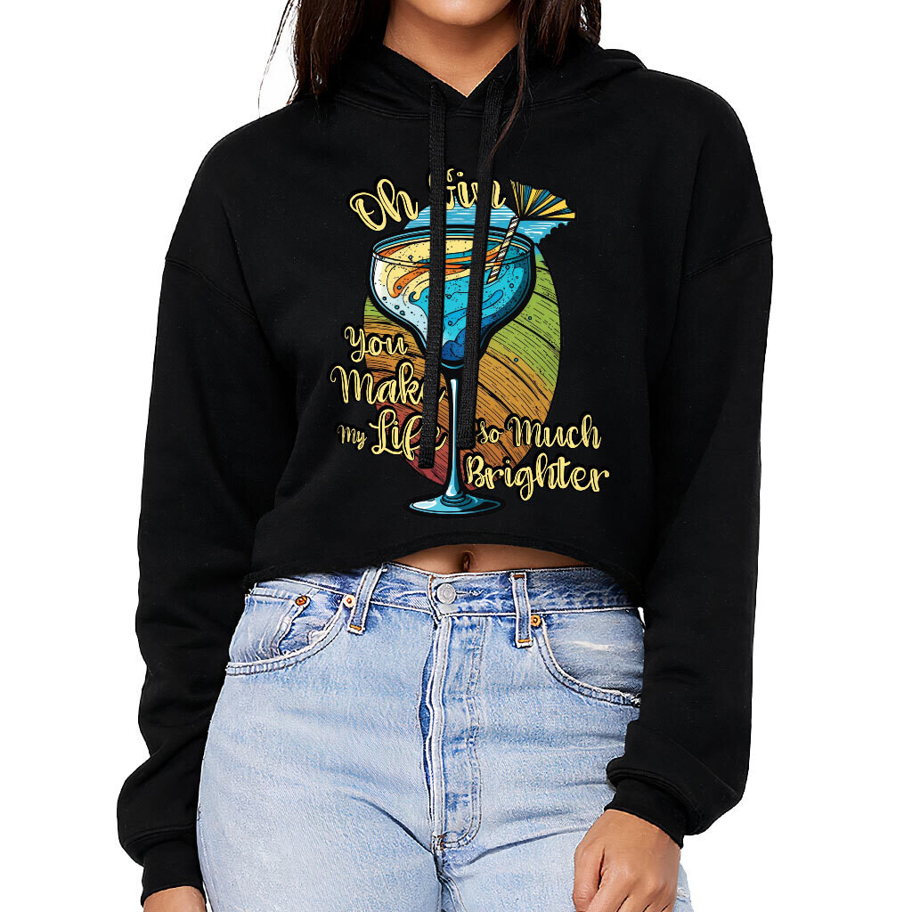 Tequila Women’s Cropped Hoodie – Alcohol Cropped Hoodie