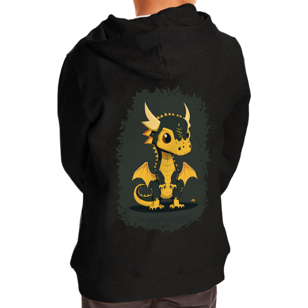 Cute Dragon Toddler Full-Zip Hoodie