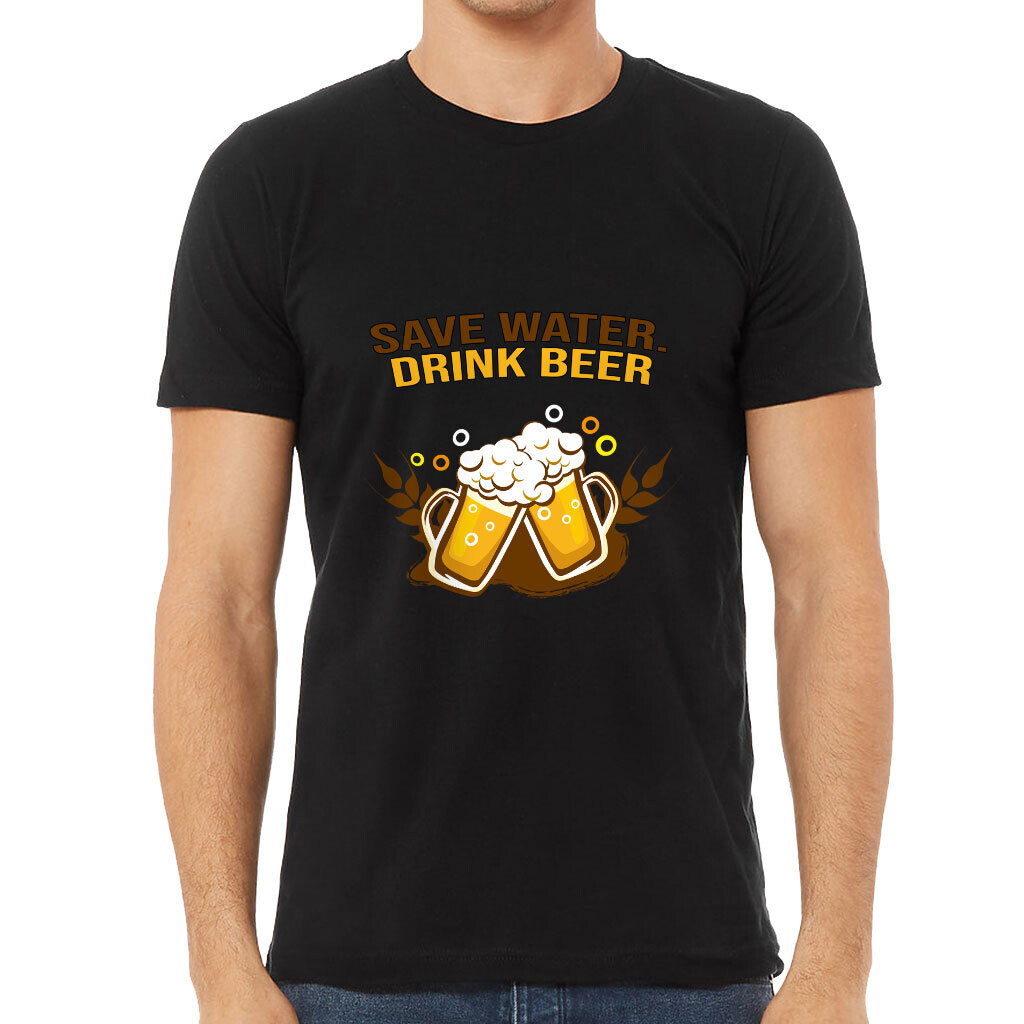 Save Water Drink Beer Short Sleeve T-Shirt