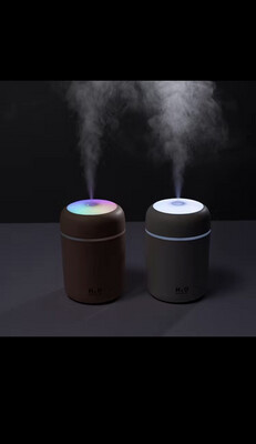 Mini Car Humidifiers, Portable LED Light Mini 300ml H2o Spray Mist Humidifier, Double Wet Aroma Essential Oil Diffuser, Car Usb Air Humidifier, Summer Essential, Small Appliance, Office Appliance
