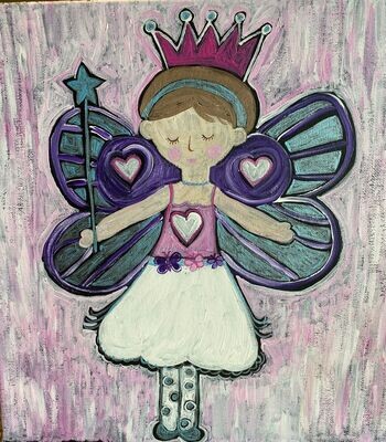 Princess Fairy Gallery Wrapped Canvas Art