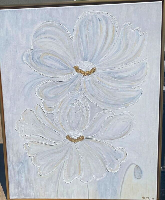 Flowers Bas-Relief