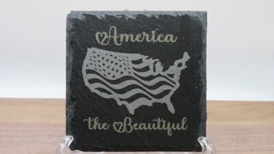 America The Beautiful Coaster set